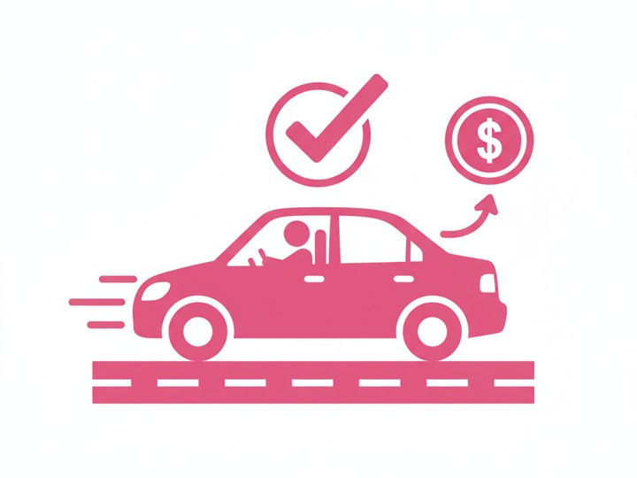 自家用車通勤可